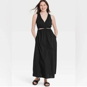 Women's Cut-Out Maxi A-Line
Dress - Universal Thread™ Black
XL